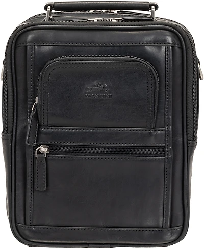 Mancini Men's Buffalo Large Zippered Rear Organizer Bag