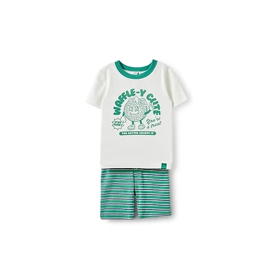 Cotton On Little Boys Michael Short Sleeve Pyjama Set
