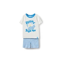 Cotton On Little Boys Michael Short Sleeve Pyjama Set