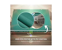 Outsunny 13' x 8' Manual Retractable Awning Sunshade Shelter,