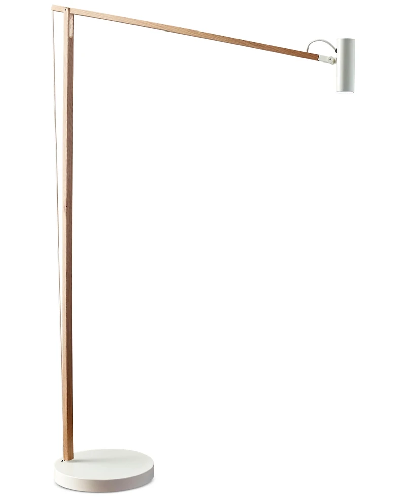 Adesso Crane Led Spotlight Swing Arm Floor Lamp