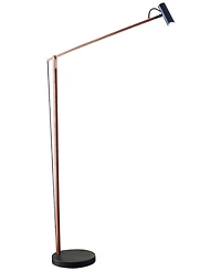 Adesso Crane Led Spotlight Swing Arm Floor Lamp