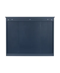 Casainc 35" x 27.5" Bathroom Mirror Cabinet with 6 Open Shelves, Wall Mounted Medicine (No Vanity)