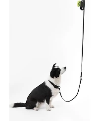 The Licker Store, Luna 8FT Adjustable 6-in-1 Waterproof Hands-Free Leash and Collar with Led Flashlight, Bag Dispenser