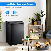 Cowsar 2.8 Cubic Chest Freezer Feet Compact Freezer with 3 Removable Baskets, Free Standing Top open Door Deep Freezer, Adjustable Temperature for Hom