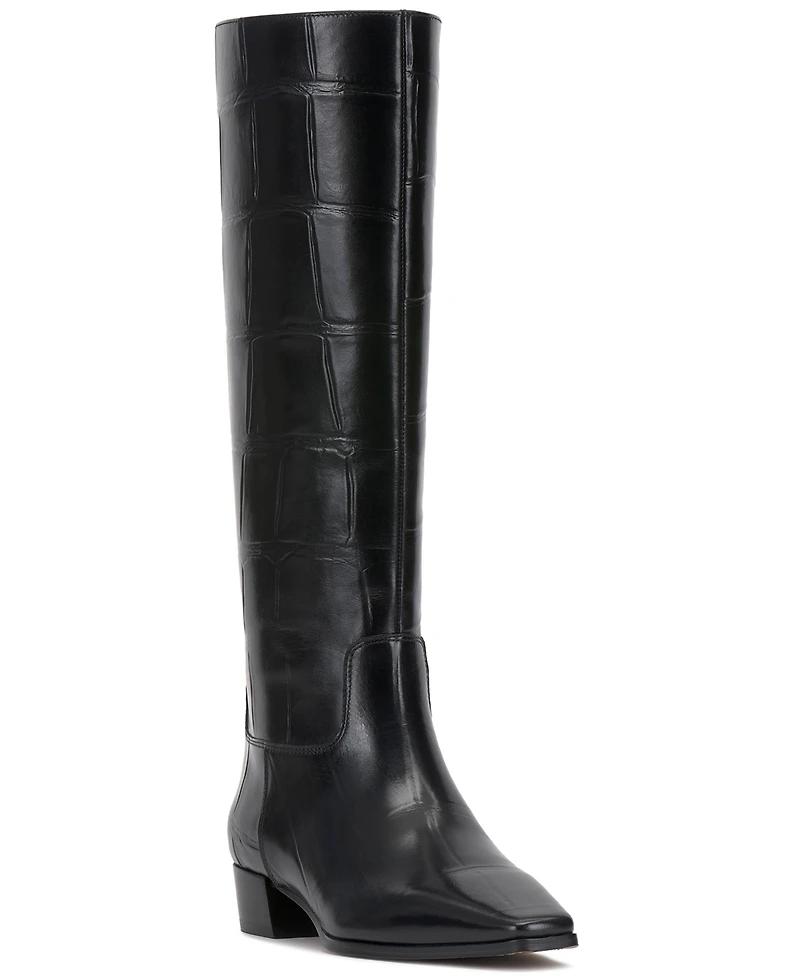Vince Camuto Women's Pavla Knee-High Snip-Toe Boots