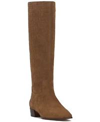 Vince Camuto Womens Pavla Knee High Snip Toe Boots Regular Wide Calf
