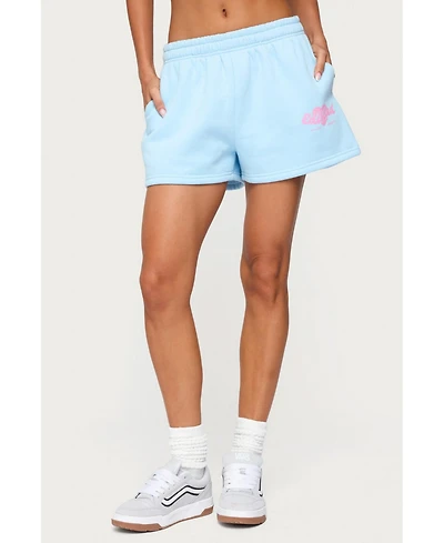 Edikted Womens We'Re Sweat Shorts