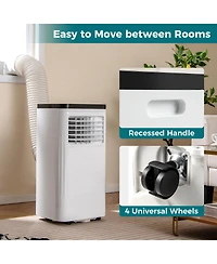 Gymax 10000 Btu Portable Air Conditioner w/ Control Panel & Remote Control