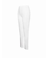 Miss Circle Women Vayla White Skinny Fit Crepe Trousers