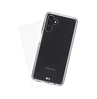 Case-Mate Protection Pack Tough Case and Glass Screen Protector for Samsung Galaxy A13 5G-Clear