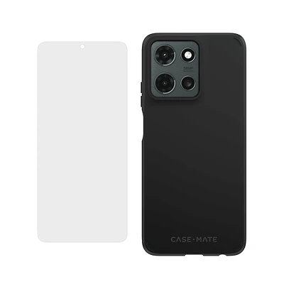 Case-Mate Protection Pack Tough Case and Glass Screen Protector for Motorola Kansas