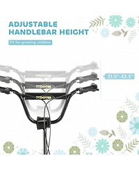 Aosom Youth Scooter Front and Rear Caliper Dual Brakes