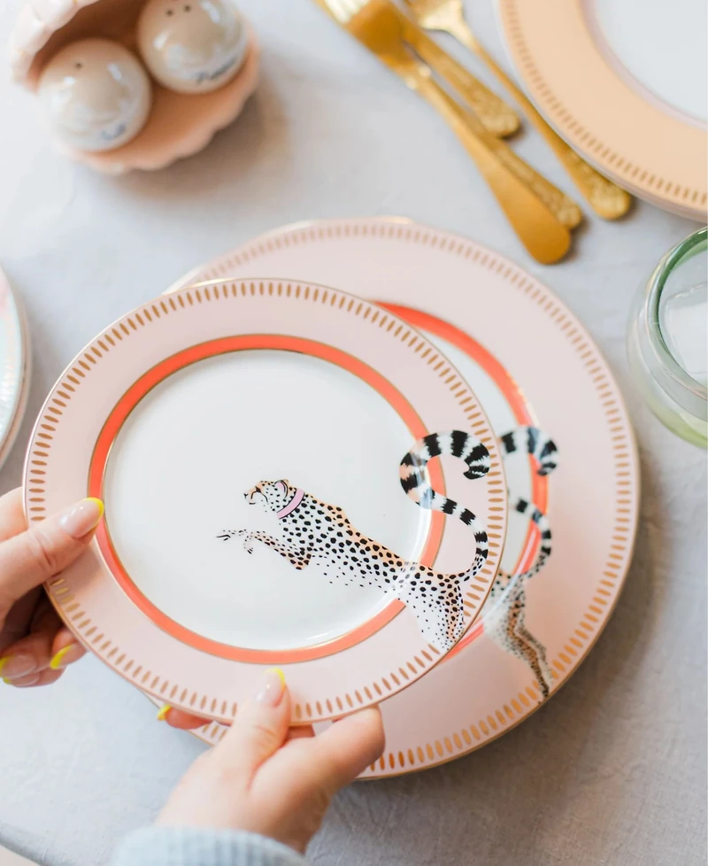 Yvonne Ellen Animal Side Plates, Set of 4
