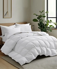 Unikome Medium Weight 360 Thread Count Super Soft Goose Down and Feather Fiber Comforter