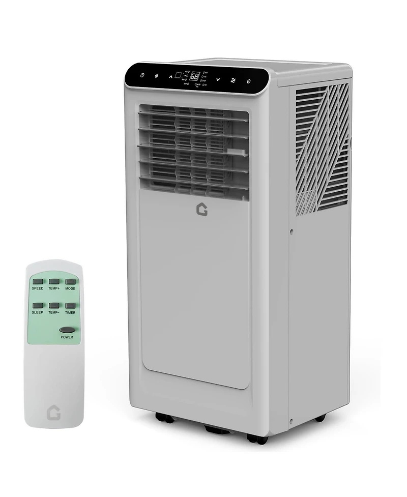gaomon 10,000 Btu Portable Ac, 3-in-1 Cooling, Dehumidifier & Fan for 450 Sq.Ft, Smart Sleep Mode
