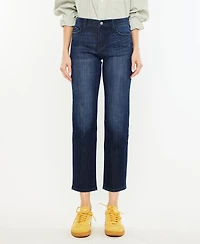 Kancan Women's Mid Rise Boyfriend Jeans