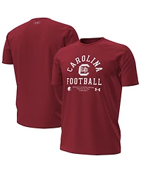 Under Armour Men's Garnet South Carolina Gamecocks 2025 Sideline Football Performance T-Shirt