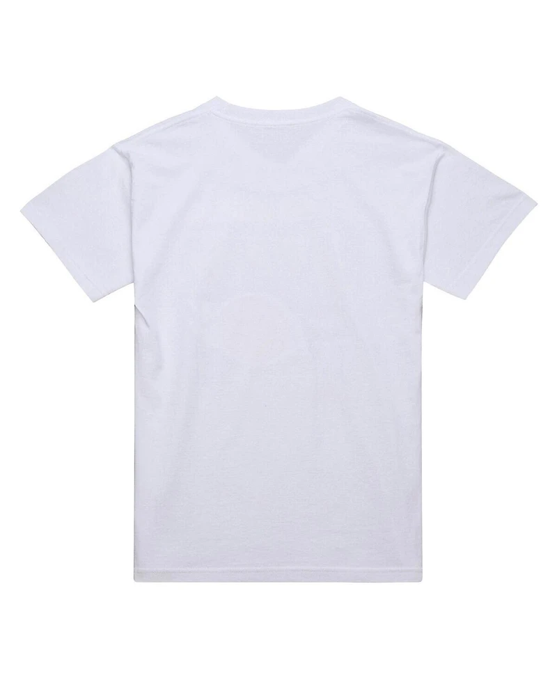 Mitchell & Ness Men's Jeremy Lin White New York Knicks Newspaper T-Shirt