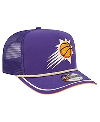 New Era Men's Purple Phoenix Suns Team Rope A-Frame 9FIFTY Snapback Hat