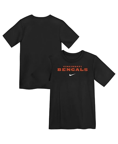 Nike Preschool Black Cincinnati Bengals Wordmark T-Shirt