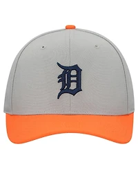 Mitchell & Ness Men's and Women's Gray Detroit Tigers Basic Pro Adjustable Hat