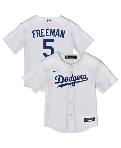 Nike Baby Boys and Girls Freddie Freeman White Los Angeles Dodgers Home Replica Jersey