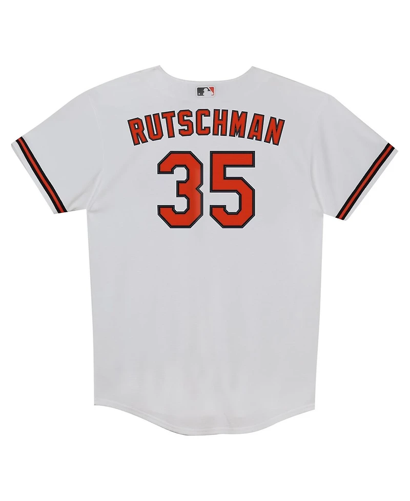 Nike Preschool Adley Rutschman White Baltimore Orioles Home Replica Player Jersey