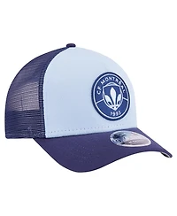 New Era Men's Light Blue Cf Montreal Color Pack 9FORTY M-Crown A-Frame Adjustable Trucker Hat