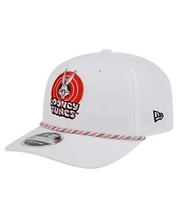 New Era Men's Bugs Bunny White Looney Tunes Rope 9SEVENTY Stretch-Snap Adjustable Hat