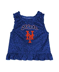 Outerstuff Big Boys and Girls Blue New York Mets Playground Dress Bloomers Set
