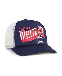 '47 Brand Men's Navy Chicago White Sox Meander Foam Trucker Snapback Hat
