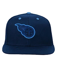 Outerstuff Big Boys and Girls Navy Tennessee Titans Team Color Pop Flat Brim Snapback Hat