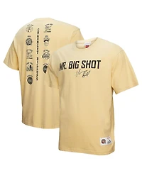 Mitchell & Ness Men's Chauncey Billups Cream Detroit Pistons Premium T-Shirt