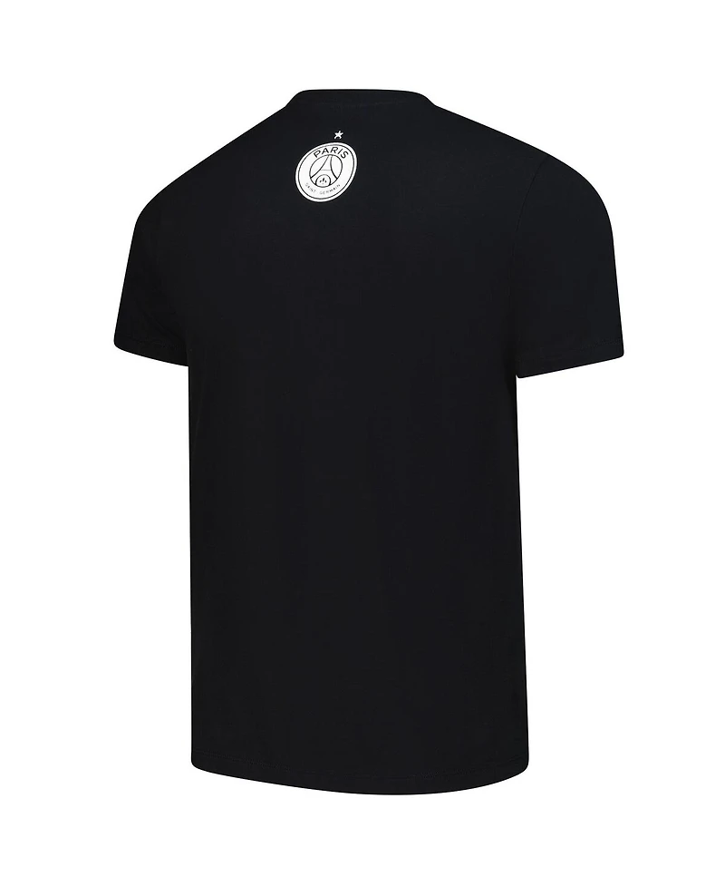 Nike Men's Black Paris Saint-Germain 2025 s of Europe Triomphe T-Shirt
