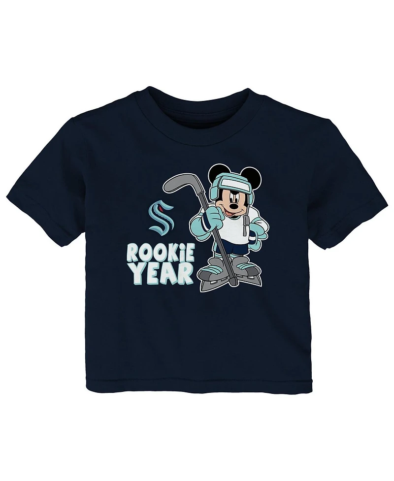 Outerstuff Toddler Seattle Kraken Disney Rookie Year T-Shirt Shorts Set