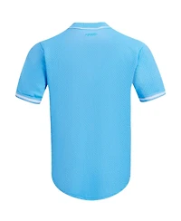 Pro Standard Men's Ja Morant Light Blue Memphis Grizzlies Triple Tonal Mesh Button-Up Shirt