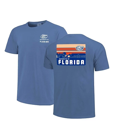 Image One Men's Royal Florida Gators Striped Campus Skyline T-Shirt