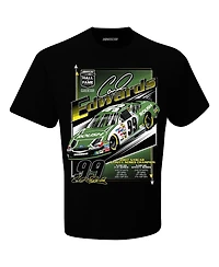 Checkered Flag Sports Men's Black Carl Edwards Nascar 2025 Hall of Fame Inductee T-Shirt
