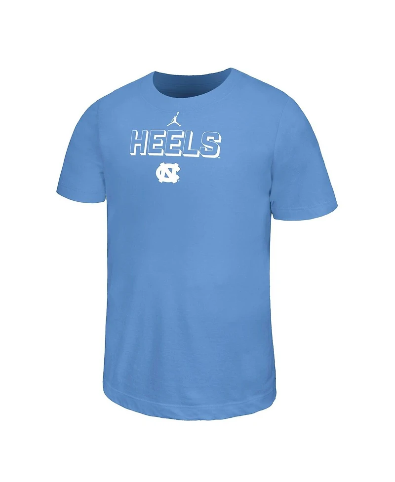 Jordan Big Boys and Girls Carolina Blue North Carolina Tar Heels Legend Performance T-Shirt