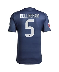 Adidas Men's Jude Bellingham Blue Real Madrid 2025/26 Away Authentic Player Jersey