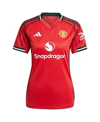 Adidas Women's Bruno Fernandes Red Manchester United Home 2025/26 Replica Player Jersey