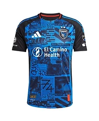 Adidas Men's Cristian Espinoza Black San Jose Earthquakes 2025 Headliner Authentic Player Jersey