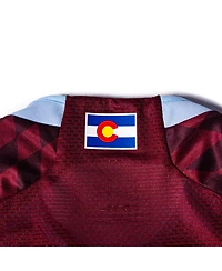 Adidas Men's Cole Bassett Burgundy Colorado Rapids 2024 One Flag Kit Authentic Player Jersey