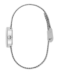 Olivia Burton Women's Finery Silver Tone Stainless Steel Mesh Bracelet Watch, 20mm