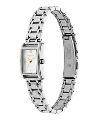 Olivia Burton Women's Mini Grove Silver Tone Stainless Steel Bracelet Watch, 16mm