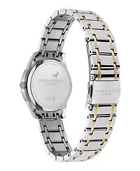 Olivia Burton Women's Egerton Two Tone Stainless Steel Bracelet Watch, 28mm