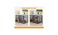 Bingopaw Furniture Style Dog Crate Side Table Indoor Cage