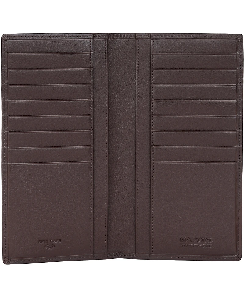 Mancini Men's Sonoma Rfid Secure Breast Pocket Wallet