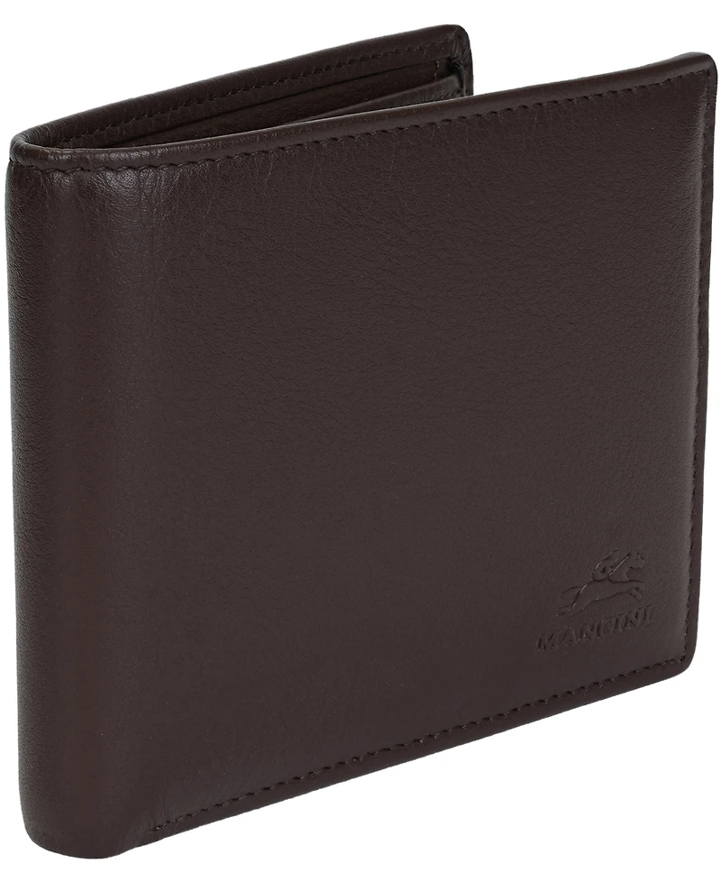 Mancini Men's Sonoma Rfid Secure Center Wing Wallet